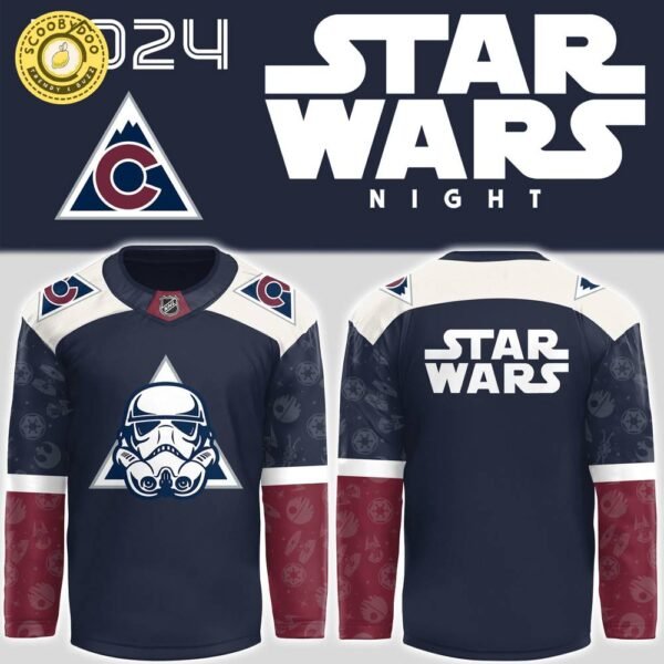 2024 Colorado Avalanche x Star Wars Night Jersey – Iconic Sci-Fi Sports Wear