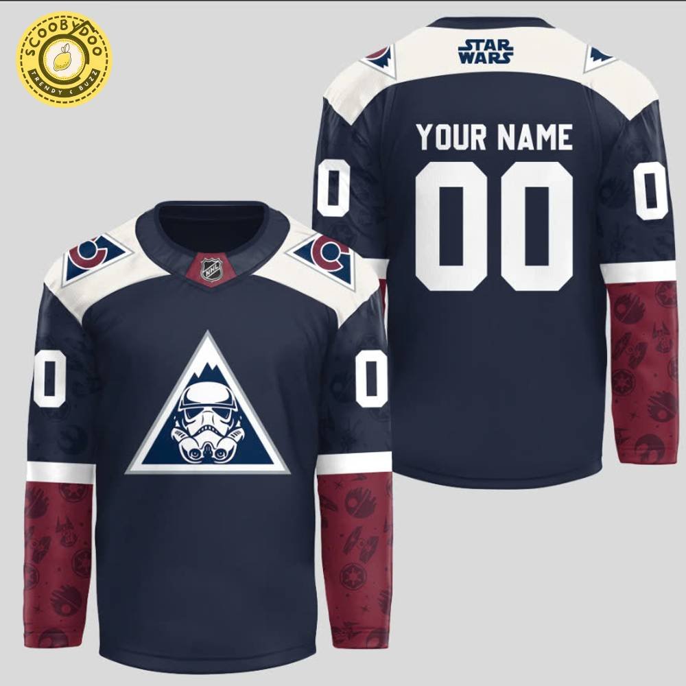 2024 Colorado Avalanche x Star Wars Night Personalized Jersey - Customizable Fan Gear 2024 Colorado Avalanche x Star Wars Night Personalized Jersey - Customizable Fan Gear