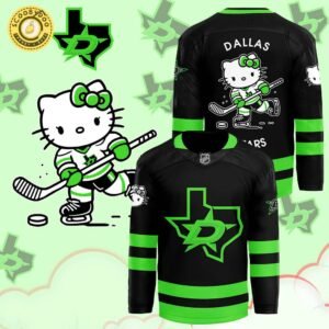2024 Dallas Stars x Hello Kitty 50th Anniversary Limited Jersey for Fans
