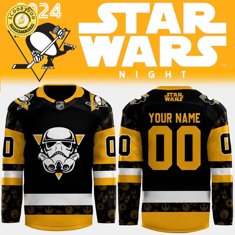 2024 Pittsburgh Penguins x Star Wars Night Custom Jersey - Themed Hockey Apparel 2024 Pittsburgh Penguins x Star Wars Night Custom Jersey - Themed Hockey Apparel