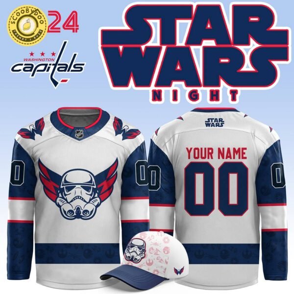 2024 Washington Capitals x Star Wars Night Personalized Jersey – Unique Collector’s Item