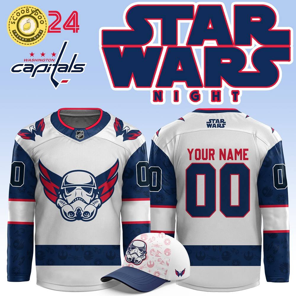 2024 Washington Capitals x Star Wars Night Personalized Jersey - Unique Collector’s Item 2024 Washington Capitals x Star Wars Night Personalized Jersey - Unique Collector’s Item
