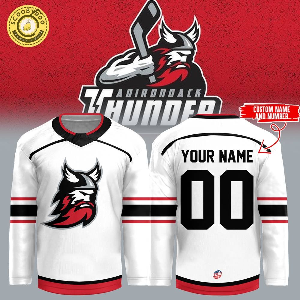 Adirondack Thunder Jersey 2024 Custom Name and Number Adirondack Thunder Jersey 2024 Custom Name and Number