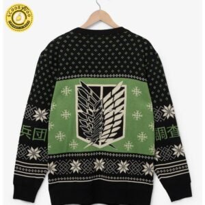 Attack On Titan Chibi Characters Holiday Sweater