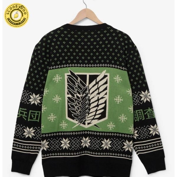 Attack On Titan Chibi Characters Holiday Sweater