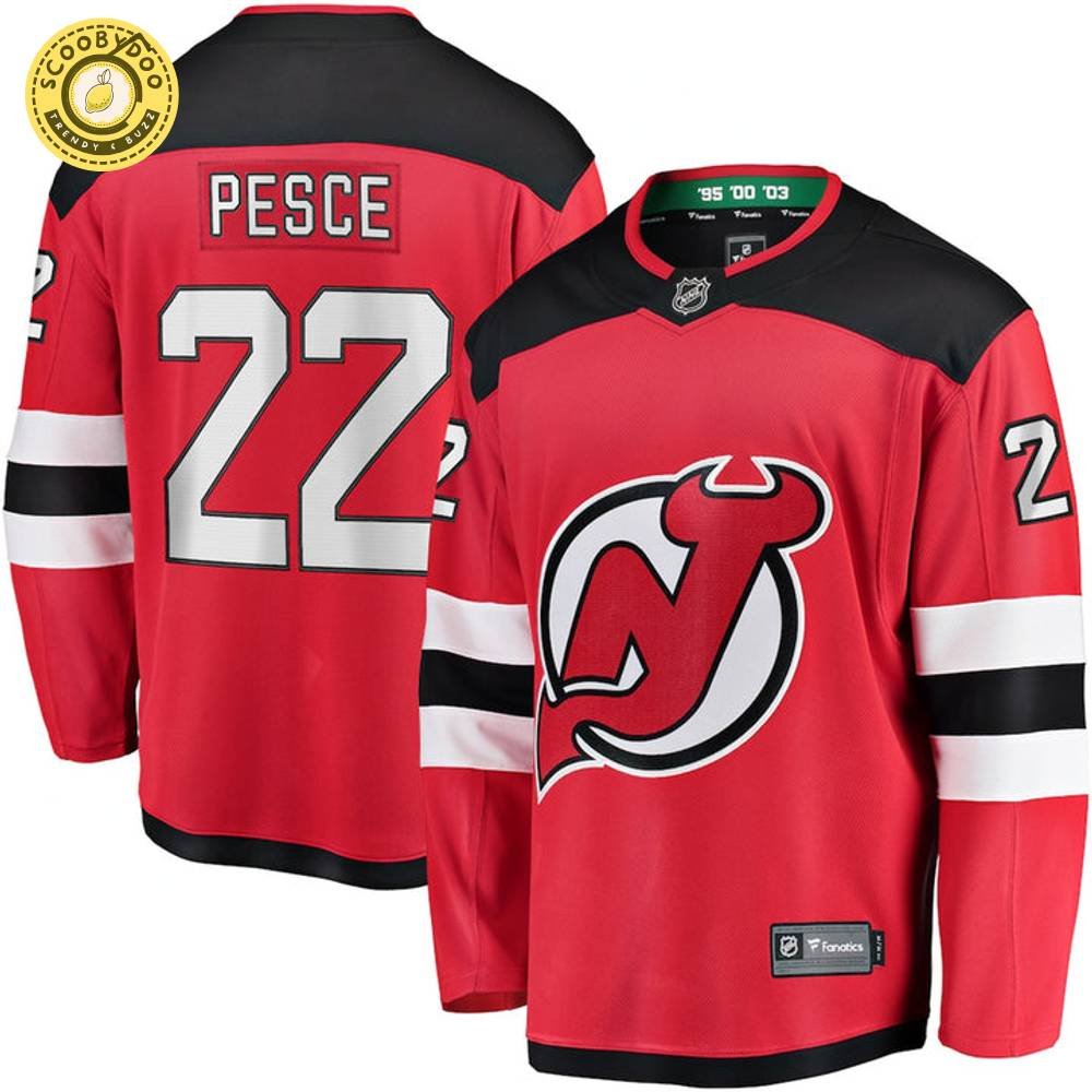 Brett Pesce New Jersey Devils Nhl Fanatics Breakaway Home Jersey Vendor Brett Pesce New Jersey Devils Nhl Fanatics Breakaway Home Jersey Vendor