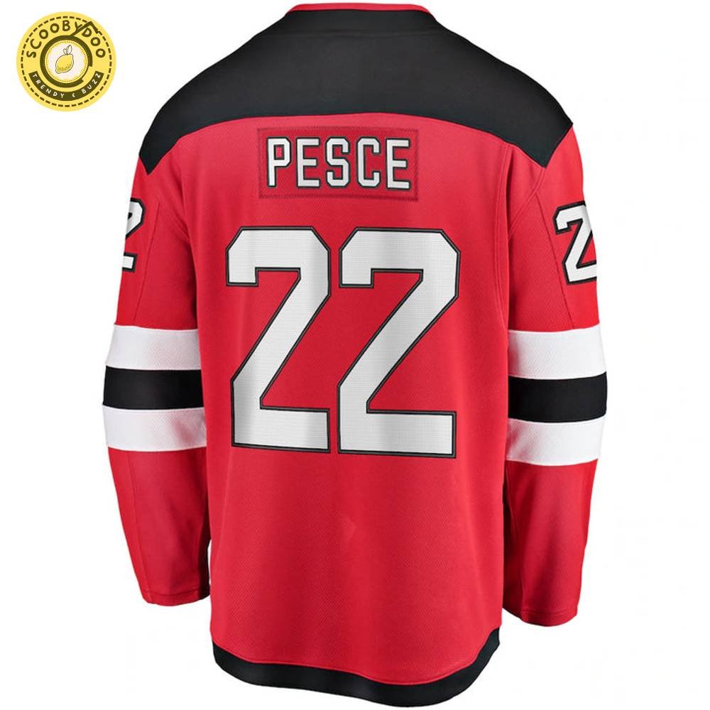 Brett Pesce New Jersey Devils Nhl Fanatics Breakaway Home Jersey Vendor Brett Pesce New Jersey Devils Nhl Fanatics Breakaway Home Jersey Vendor
