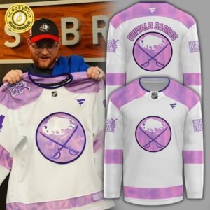 Buffalo Sabres Special Hockey Fights Cancer Jersey | Limited Edition NHL Cancer Awareness Jersey