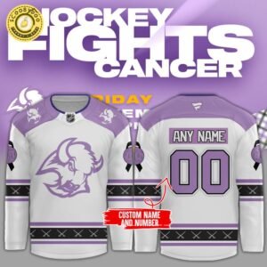 Buffalo Sabres Special Hockey Jersey Custom Name & Number | Personalized NHL Cancer Support Jersey