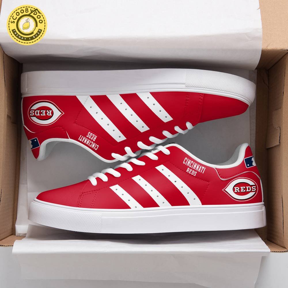 Cincinnati Reds Limited Edition Red Stan Smith Cincinnati Reds Limited Edition Red Stan Smith