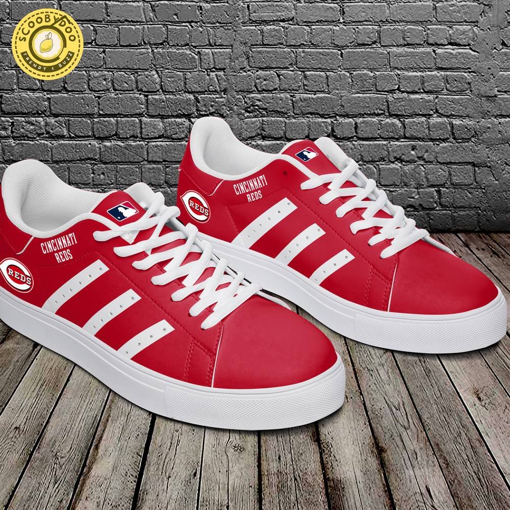 Cincinnati Reds Limited Edition Red Stan Smith Cincinnati Reds Limited Edition Red Stan Smith