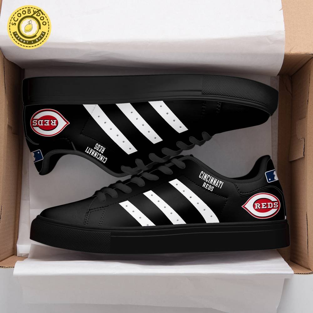 Cincinnati Reds Limited Version Black Stan Smith Cincinnati Reds Limited Version Black Stan Smith