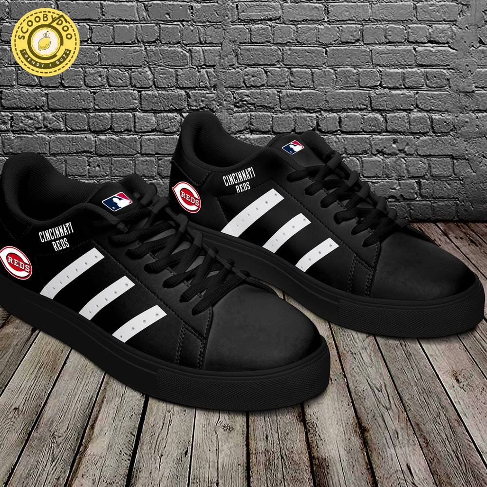 Cincinnati Reds Limited Version Black Stan Smith Cincinnati Reds Limited Version Black Stan Smith