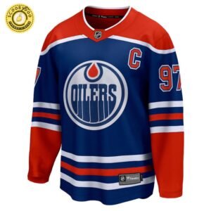 Connor Mcdavid Edmonton Oilers NHL Fanatics Breakaway Royal Home Jersey