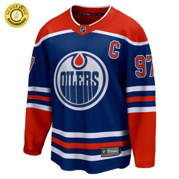 Connor Mcdavid Edmonton Oilers NHL Fanatics Breakaway Royal Home Jersey