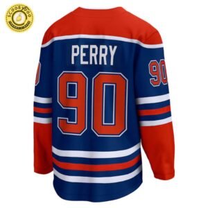 Corey Perry Edmonton Oilers Nhl Fanatics Breakaway Royal Home Jersey Vendor