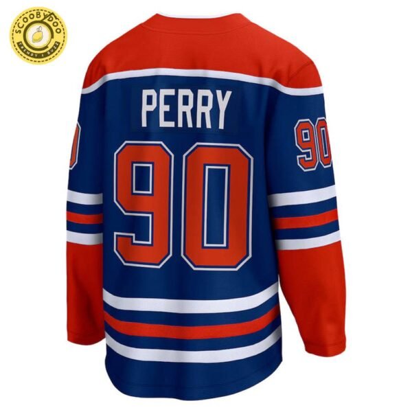 Corey Perry Edmonton Oilers Nhl Fanatics Breakaway Royal Home Jersey Vendor