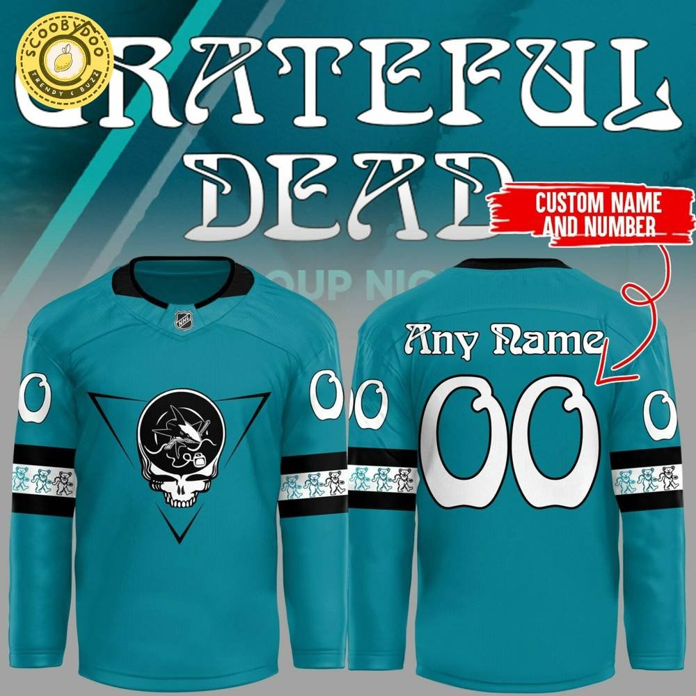 Grateful Dead Night Limited Edition Jersey – Custom Name & Number Grateful Dead Night Limited Edition Jersey – Custom Name & Number