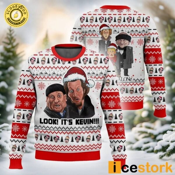 Harry Lyme Marv Merchants Look It’S Kevin Ugly Christmas Sweater