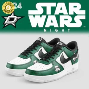 2024 Dallas Stars x Star Wars Night Nike Air Force 1 Shoes