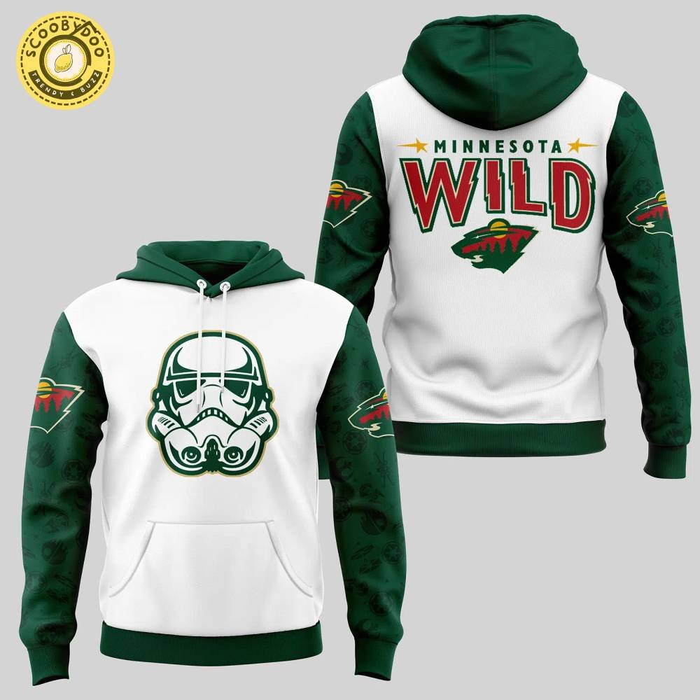 2024 Minnesota Wild x Star Wars Night Hoodie, special event, fan apparel. 2024 Minnesota Wild x Star Wars Night Hoodie, special event, fan apparel.