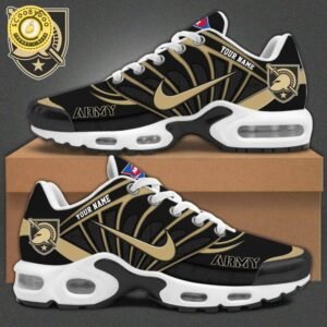 Army Black Knights Black Air Max Football Shoes Limited Edition