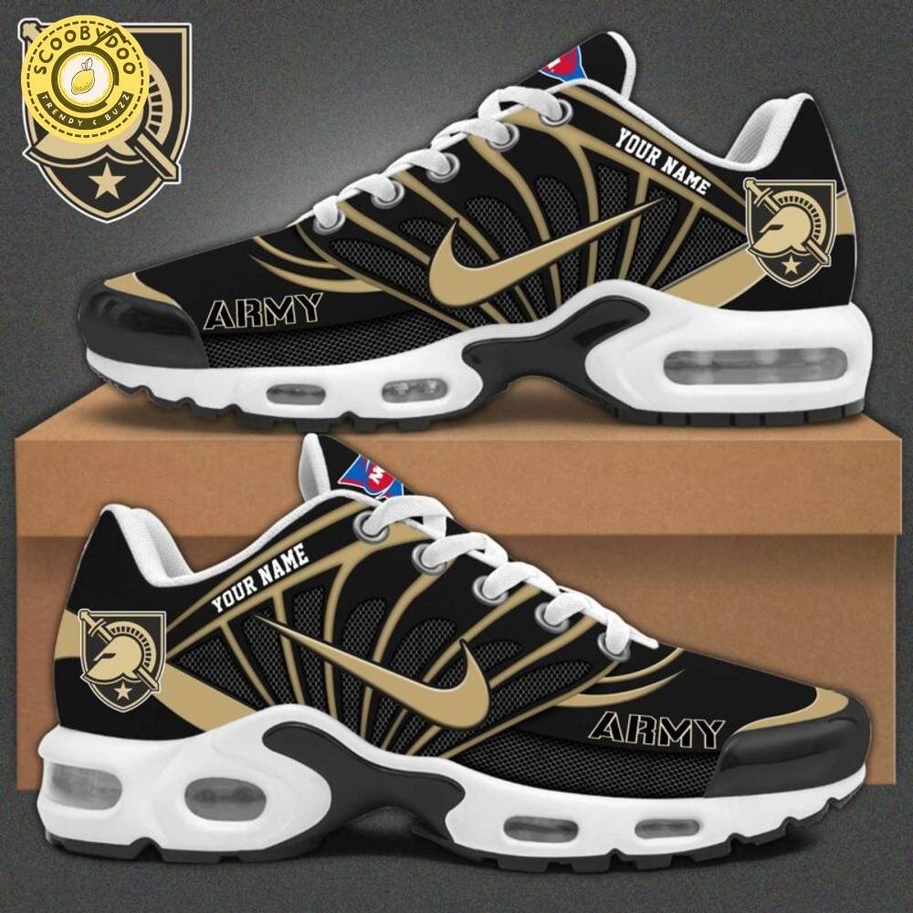 Army Black Knights Black Air Max Football Shoes Limited Edition Army Black Knights Black Air Max Football Shoes Limited Edition