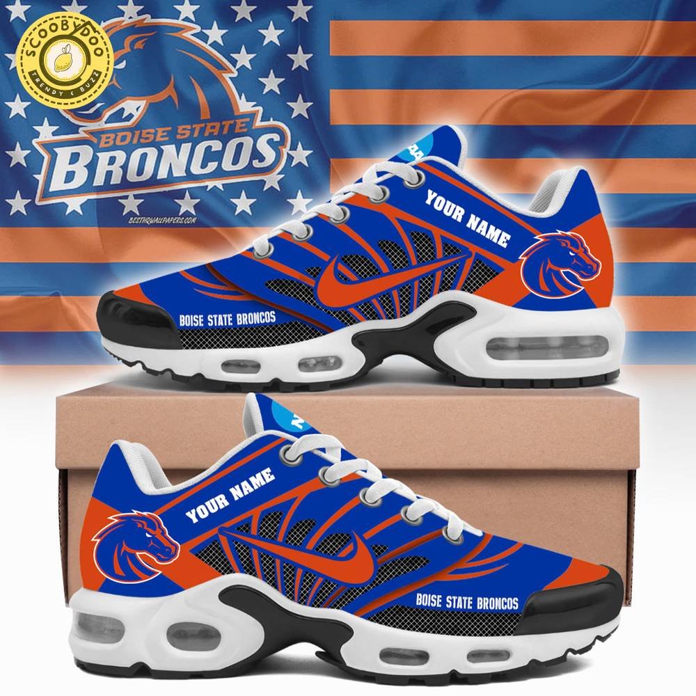 Boise State Broncos Football Custom 2024 Air Max Sport Shoes Boise State Broncos Football Custom 2024 Air Max Sport Shoes