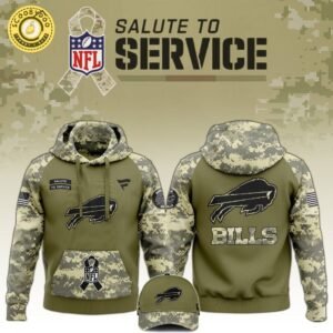 Buffalo Bills 2024 Salute to Service Limited Edition Hoodie – NFL Tribute