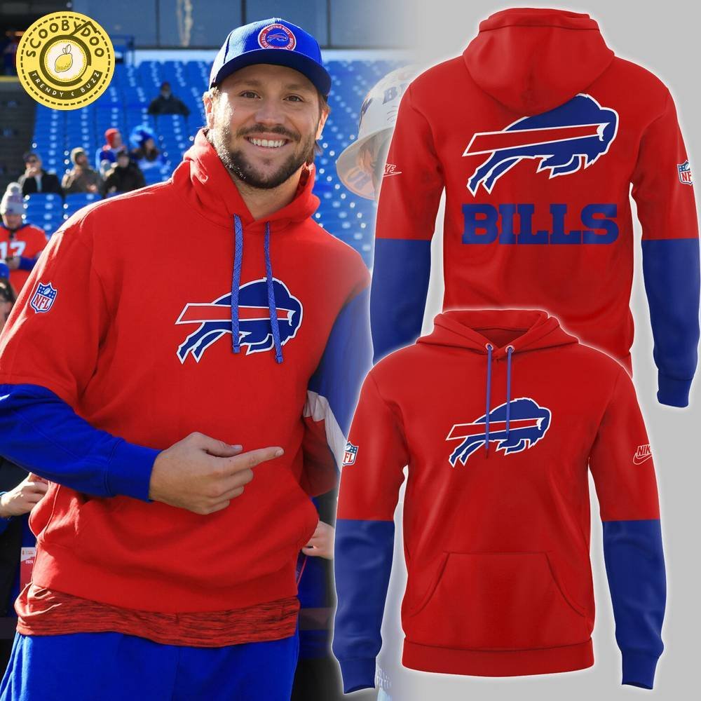 Buffalo Bills NFL 2024 Nike Limited Red Hoodie - Team Gear Buffalo Bills NFL 2024 Nike Limited Red Hoodie - Team Gear