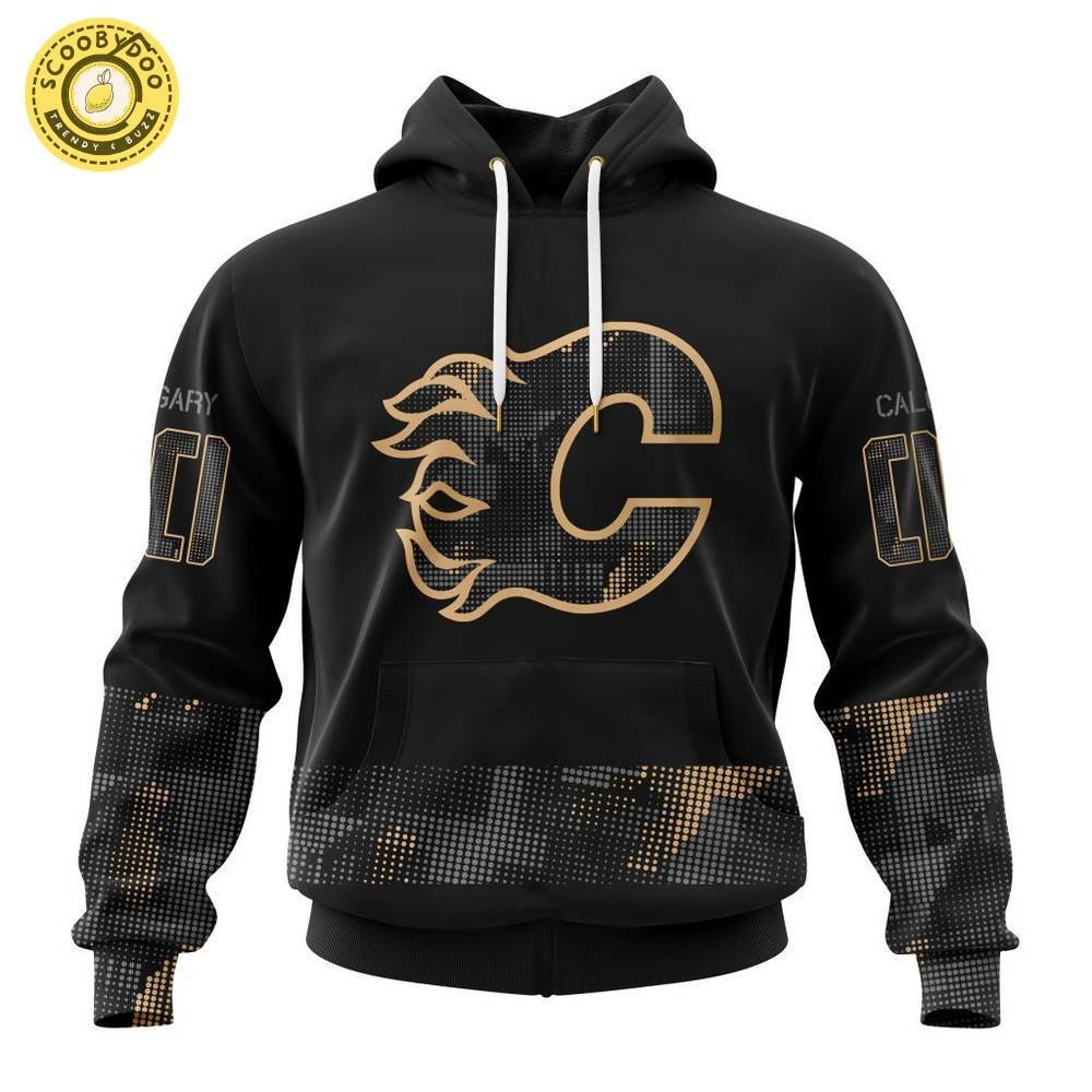Calgary Flames NHL Personalized Military Appreciation Design Hoodie – Fan Gear Calgary Flames NHL Personalized Military Appreciation Design Hoodie – Fan Gear