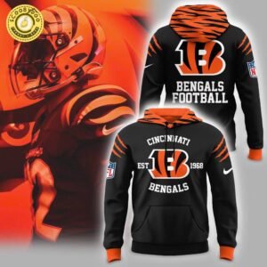 Cincinnati Bengals Black Hoodie – Stylish NFL Apparel