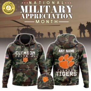 Clemson Football 2024 Military Appreciation Club Hoodie – College Sports Gear