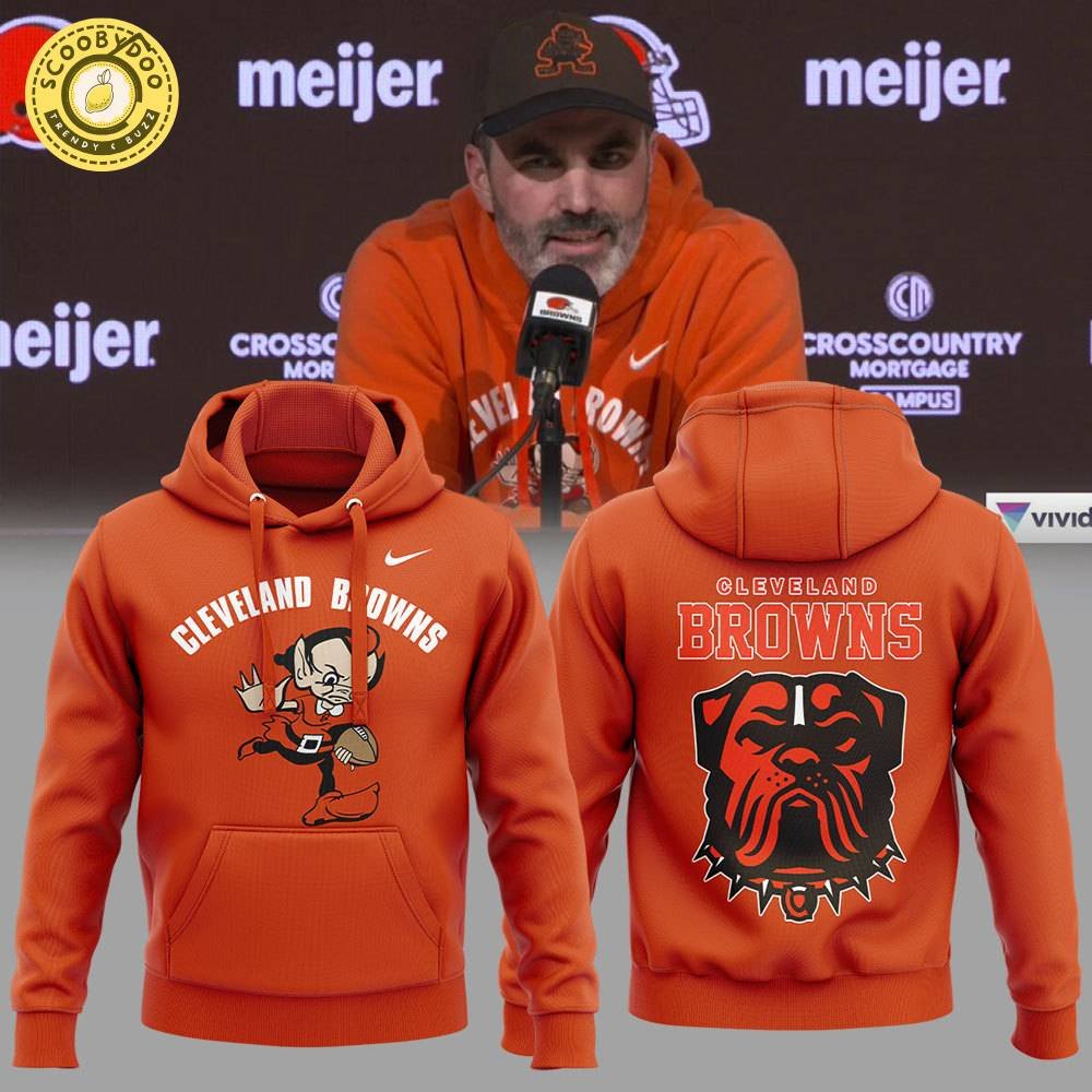Coach Kevin Stefanski Hoodie - NFL Coach Merchandise Coach Kevin Stefanski Hoodie - NFL Coach Merchandise