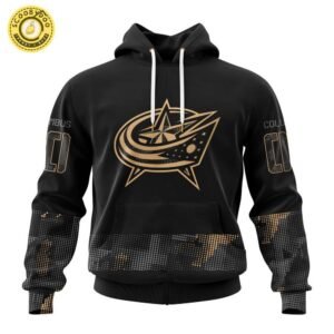 Columbus Blue Jackets NHL Personalized Military Appreciation Design Hoodie – Custom Gear