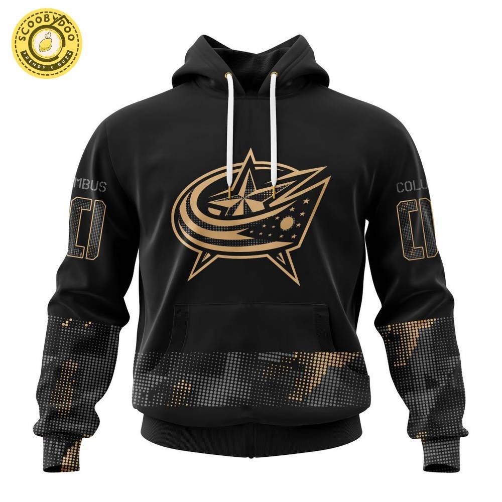 Columbus Blue Jackets NHL Personalized Military Appreciation Design Hoodie – Custom Gear Columbus Blue Jackets NHL Personalized Military Appreciation Design Hoodie – Custom Gear