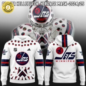 Connor Hellebuyck’s Winnipeg Jets 2024-25 Heritage Hoodie – NHL Apparel