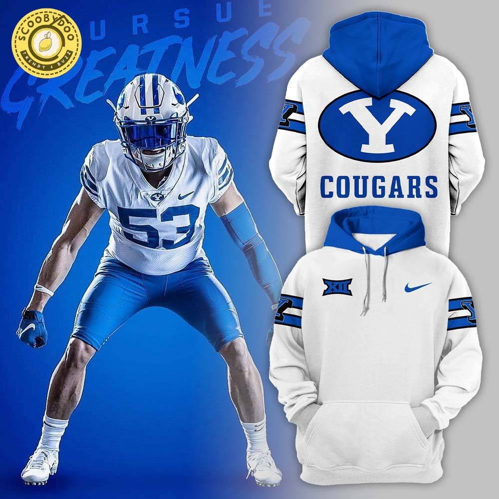 Cougars Ncaa XII Nike Limited Edition 2024 White Hoodie Cougars Ncaa XII Nike Limited Edition 2024 White Hoodie