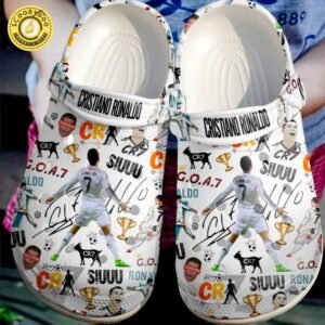 Cristiano Ronaldo Cr7 Clogs Crocband Clogs Shoes Comfortable For Men Women