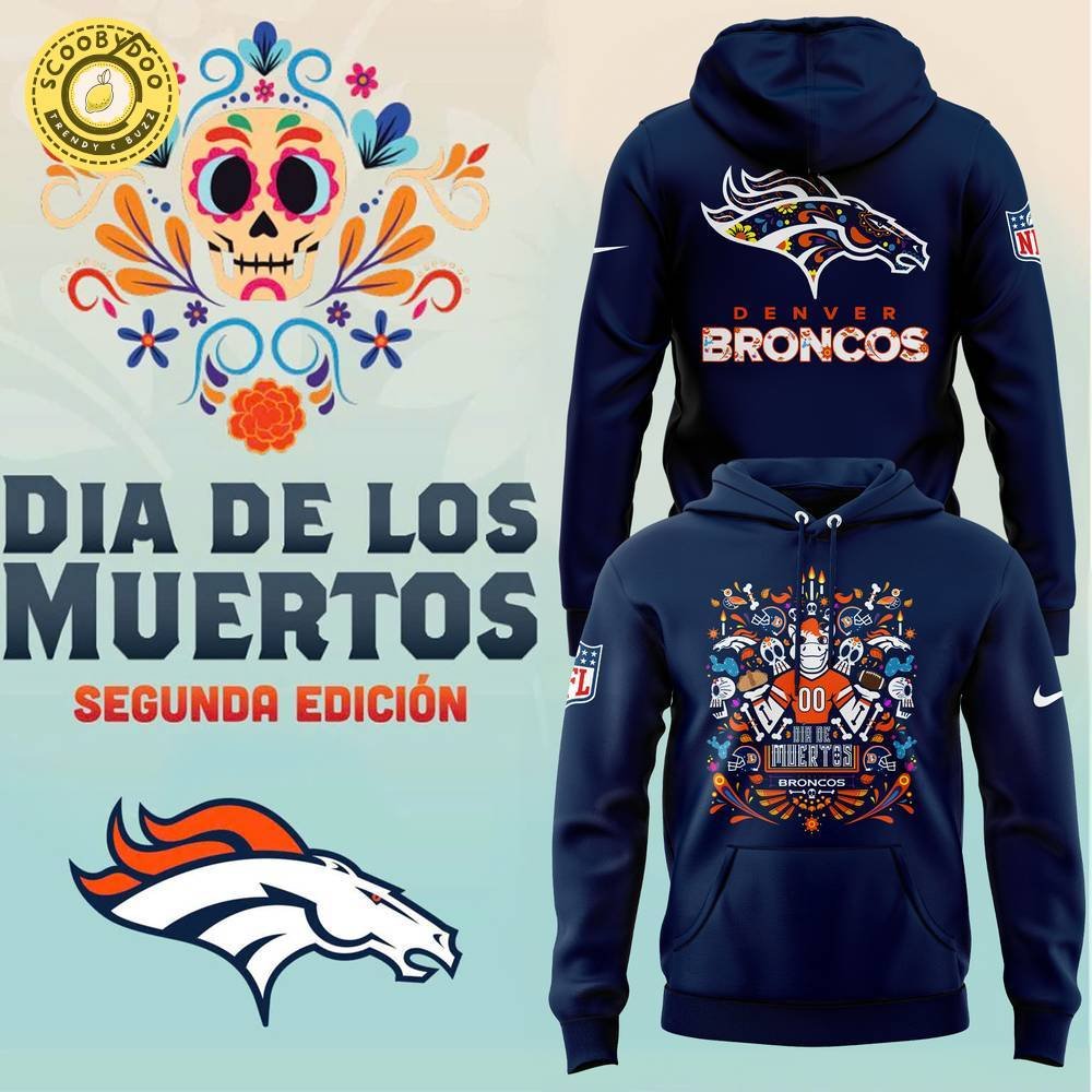Denver Broncos 2024 MLB Dia De Los Muertos Premium Limited Hoodie | NFL & MLB Collaboration Hoodie Denver Broncos 2024 MLB Dia De Los Muertos Premium Limited Hoodie | NFL & MLB Collaboration Hoodie