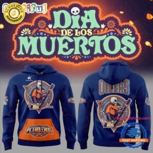 Edmonton Oilers Inaugural Dia De Los Muertos Day of the Dead Hoodie | 2024 Limited Edition