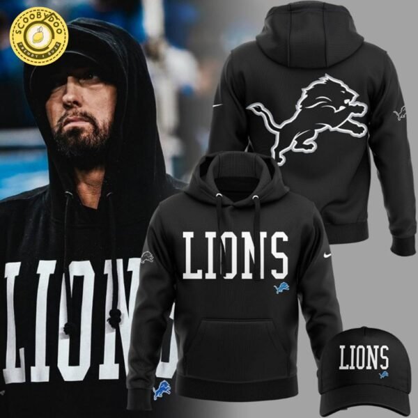 Eminem x Detroit Lions Hoodie Limited Edition – Music and Sports Fusion