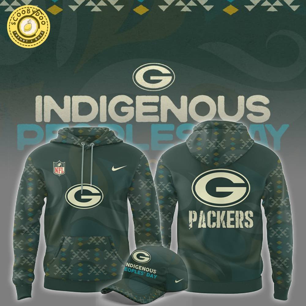 Green Bay Packers NFL 2024 Nike Limited Indigenous Hoodie – Cultural Awareness Apparel Green Bay Packers NFL 2024 Nike Limited Indigenous Hoodie – Cultural Awareness Apparel