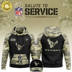 Houston Texans 2024 Salute to Service Limited Edition Hoodie – NFL Military Support