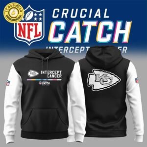 Kansas City Chiefs 2024 Crucial Catch Intercept Cancer Hoodie