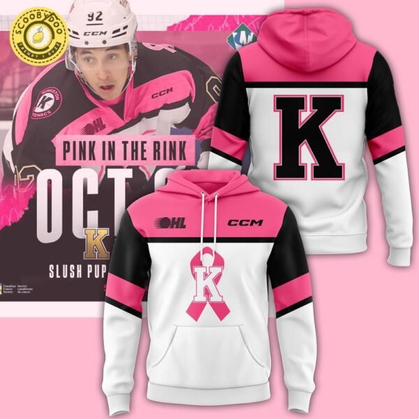 Kingston Frontenacs x Pink in the Rink 2024 Hoodie