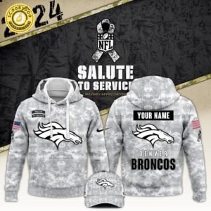 Limited Edition Denver Broncos Veterans Day Hoodie – NFL Team Apparel