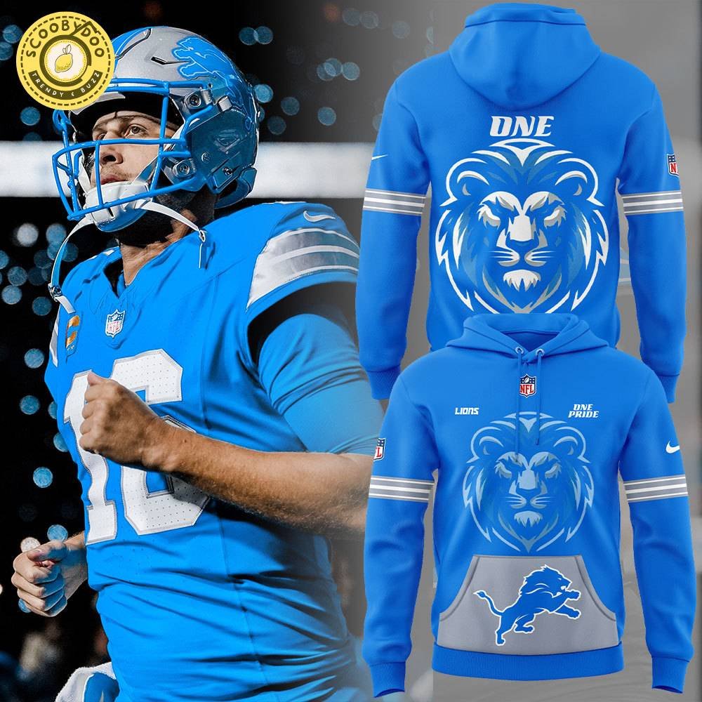 Limited Edition Detroit Lions ONE PRIDE New Version 2024 Blue Hoodie - Fan Favorite Limited Edition Detroit Lions ONE PRIDE New Version 2024 Blue Hoodie - Fan Favorite
