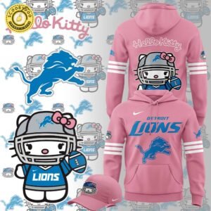 Limited Edition Detroit Lions x Hello Kitty Hoodie – Adorable Team Merchandise