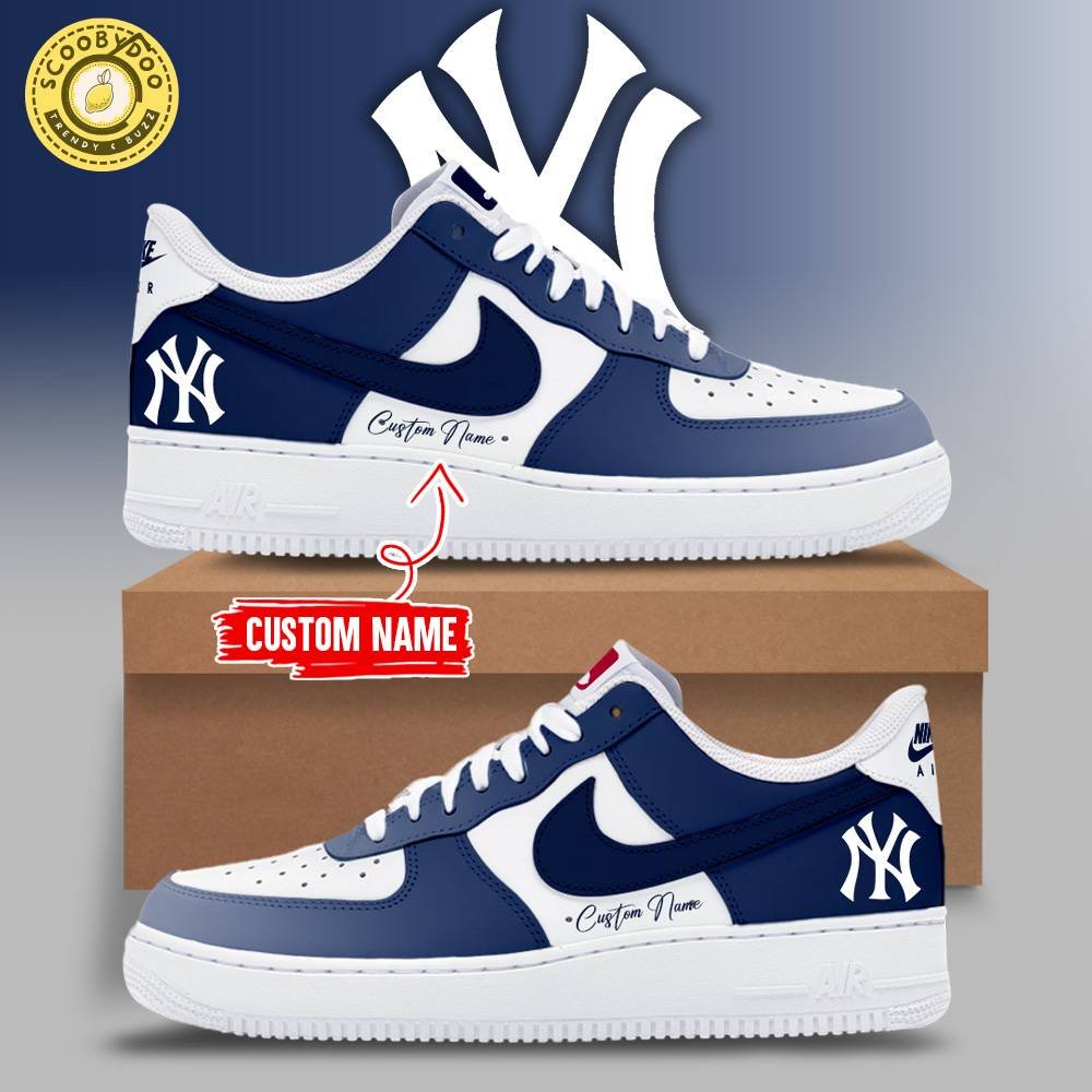 Limited Edition Gradient Color Printed Baseball Logo Nike Air Force 1 Sneakers - 2024 Limited Edition Gradient Color Printed Baseball Logo Nike Air Force 1 Sneakers - 2024